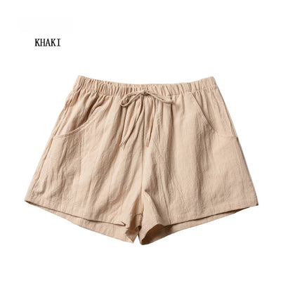 Casual Linen Workout Shorts