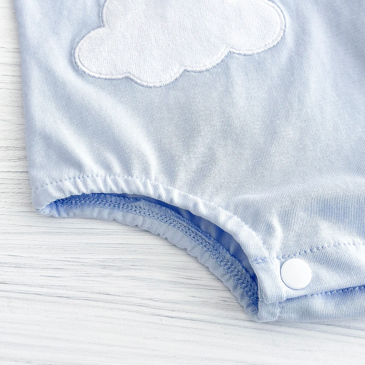 New Summer Infant Short Sleeve Romper Baby Triangle Bodysuit Clothes Baby Girl Jumpsuit Love Cloud Pattern Cartoon Boy 0-18M