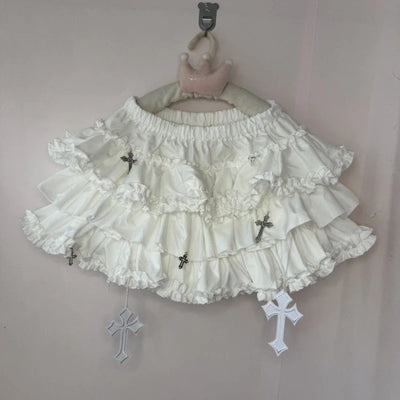Gothic Y2k Elastic Waist Harajuku Y2k Short Skirt