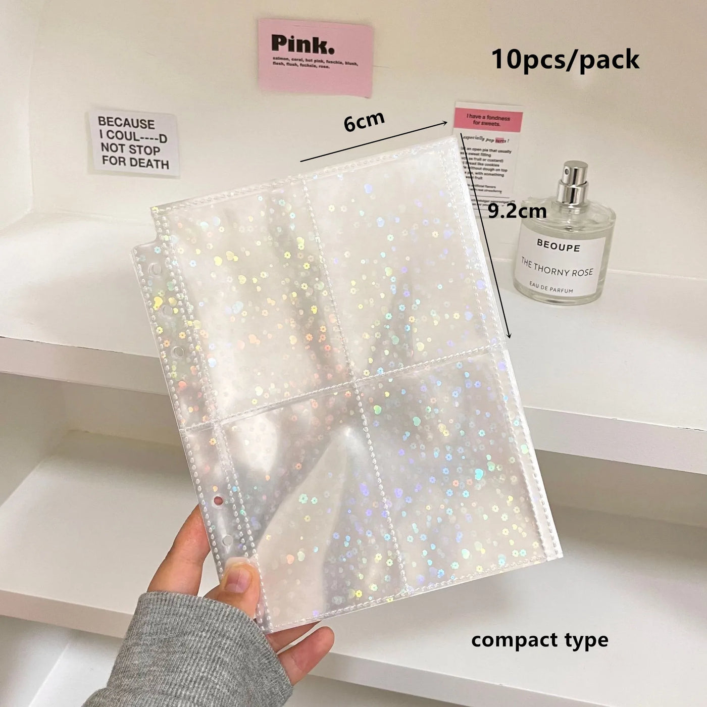MINKYS 10PCS/Pack Butterfly Little Puppy Kpop Photocard A5 Binder Sleeves Idol Photo Card Holder Photocards Album Storage Bag