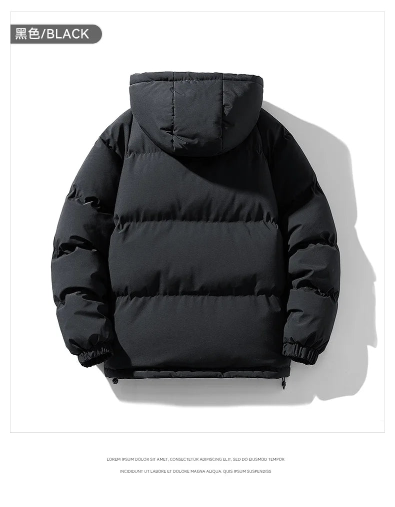 Autumn Hooded Casual Brand Windproof Outwear Hat Parkas New Winter Jacket Male Men Warm Waterproof Parkas Jacket Coat Mens