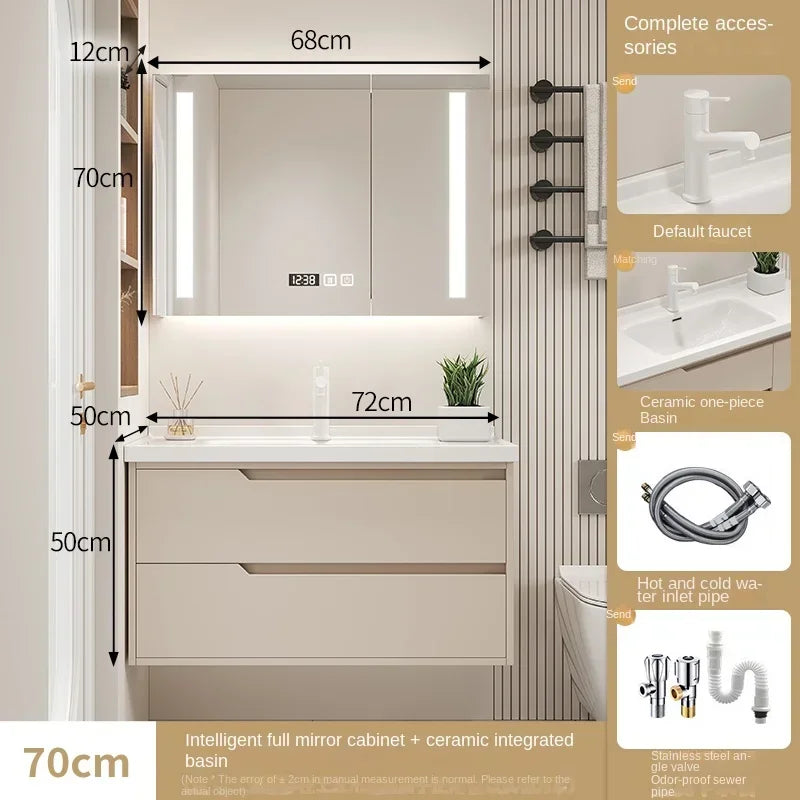 Furniture Basin Combination Bathroom Cabinet Modern Sink Washbasin Minimalist Bathroom Cabinet Washbasin Home Furniture