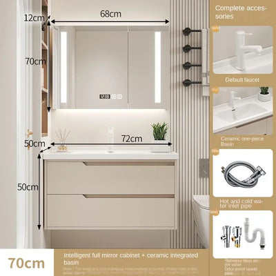 Furniture Basin Combination Bathroom Cabinet Modern Sink Washbasin Minimalist Bathroom Cabinet Washbasin Home Furniture
