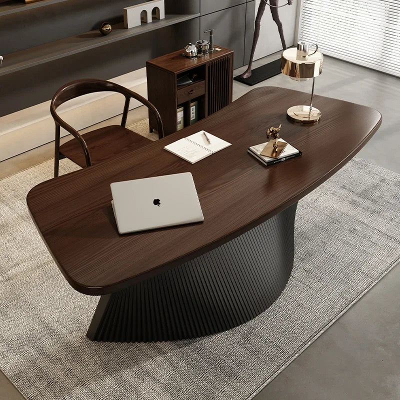 Asthetic Manager Executive Desk Modern Luxury Designer Workstation Office Table Conference Black Mesa De Escritorio Home Office