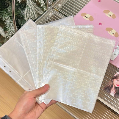 MINKYS 10PCS/Pack Butterfly Little Puppy Kpop Photocard A5 Binder Sleeves Idol Photo Card Holder Photocards Album Storage Bag