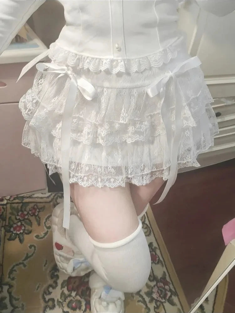 Gothic Y2k Elastic Waist Harajuku Y2k Short Skirt