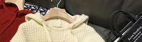 Knit Sweater Male Pullovers Plain Solid Color Men's Clothing Hoodies Coat Jacket Red Fashion 2024 High Quality Replica Elegant A