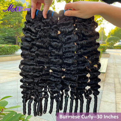 12A Burmese Pix Curly Hair Bundles Deal Vietnamese 100% Original Virgin Weaving Human Hair Bundles Bouncy Curly Hair Extensions