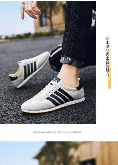 Men Mesh Casual Sports Shoes Spring and Autumn New Fashion Casual Forrest Gump Versatile Lace Up Student Running Shoes