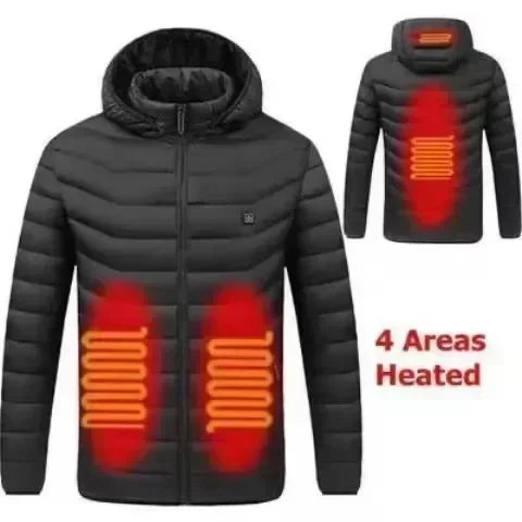 21 Areas Electric Winter Heated Jacket Men's Women's Motorcycle Jacket USB Heating Jacket Heated Vest Moto Thermal Coat Clothing