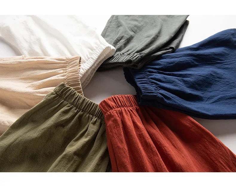 Casual Linen Workout Shorts
