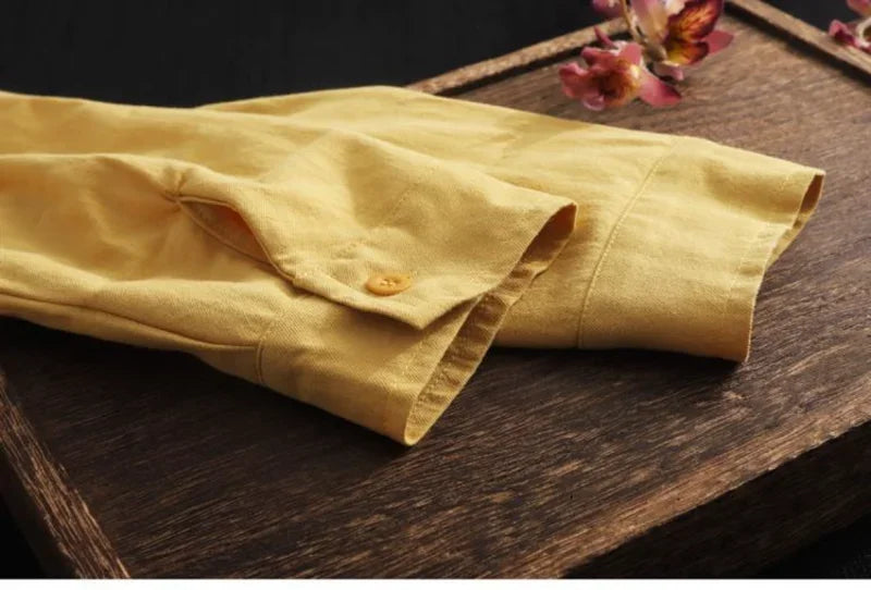 Plus Size Loose Breathable Blouses Midi Shirt Korean Casual Autumn Shirts Women Simple Solid Female Long Sleeved Shirts