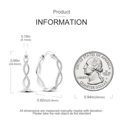 Hot Sale 925 Sterling Silver Heart Earrings Fit Original Charms Hoop Earrings For Women girls Stud Earring Fine Jewelry Gifts