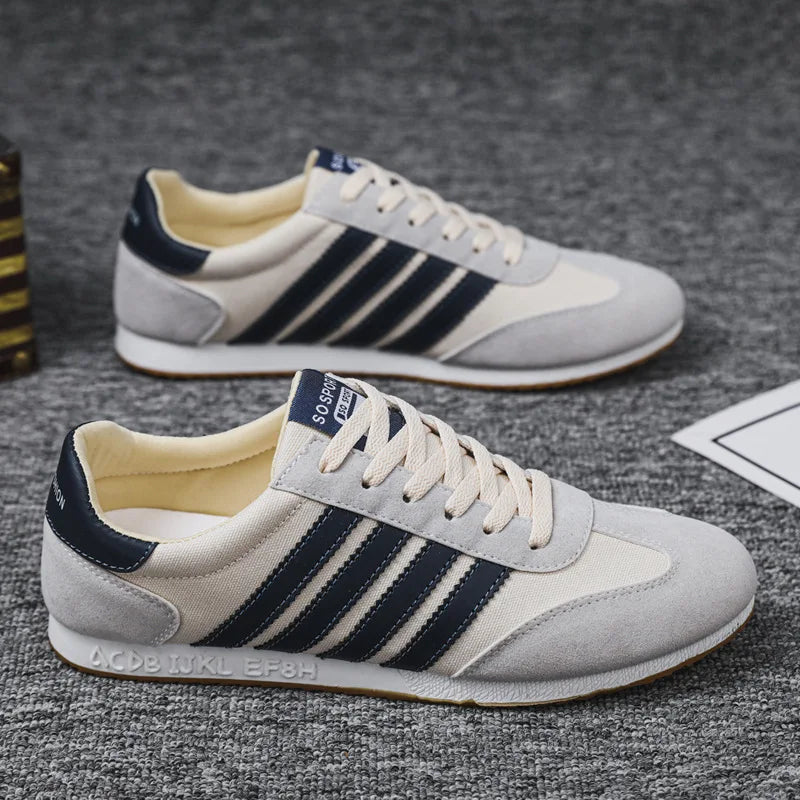 Men Mesh Casual Sports Shoes Spring and Autumn New Fashion Casual Forrest Gump Versatile Lace Up Student Running Shoes