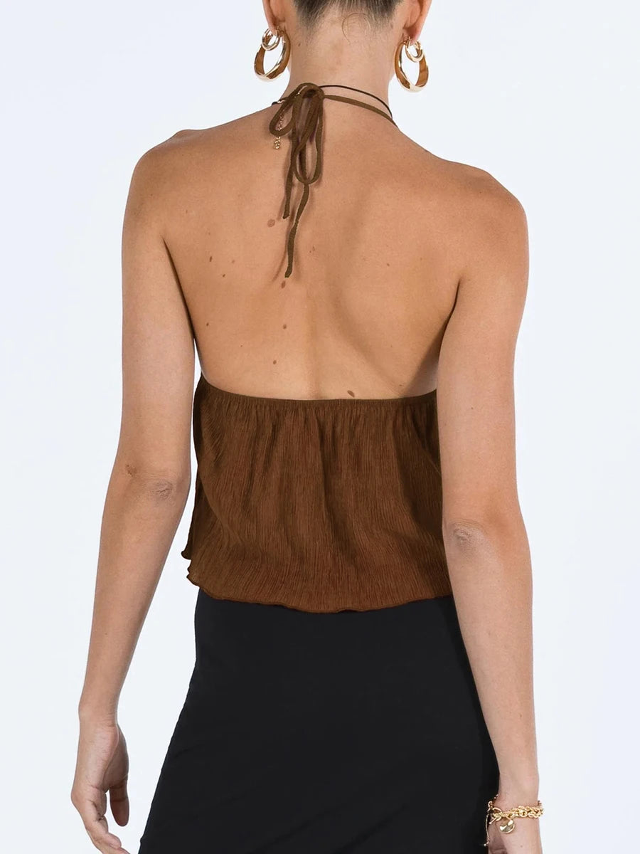 Halterneck Crop Top