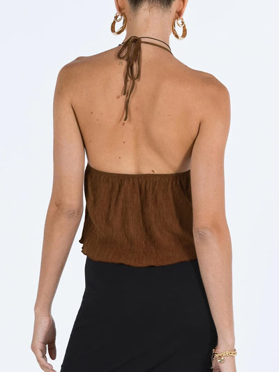 Halterneck Crop Top