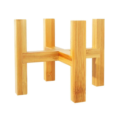 Four-legged Wood Flower Pot Holder Plant and Succulent Flower Pot Base Display Stand Home Garden Patio Decoration Shelf Furnitur