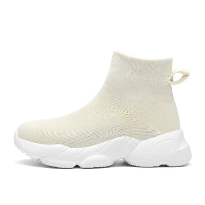Sock Shoes 2024 New Fashionable Luxury Designer High Top Children's Shoes Comfortable Casual Running Sports Tennis Shoes
