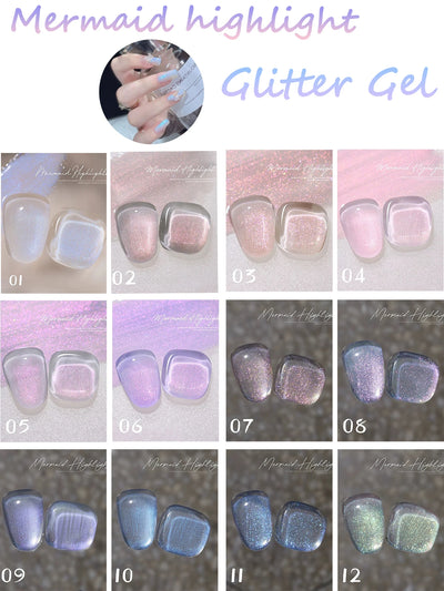 1-24pcs ZH Spring Summer Nails Red Champagne Gold Cat's Eye Gel Nail Polish Nail Art Versatile Popular Whitening Nail Supplies