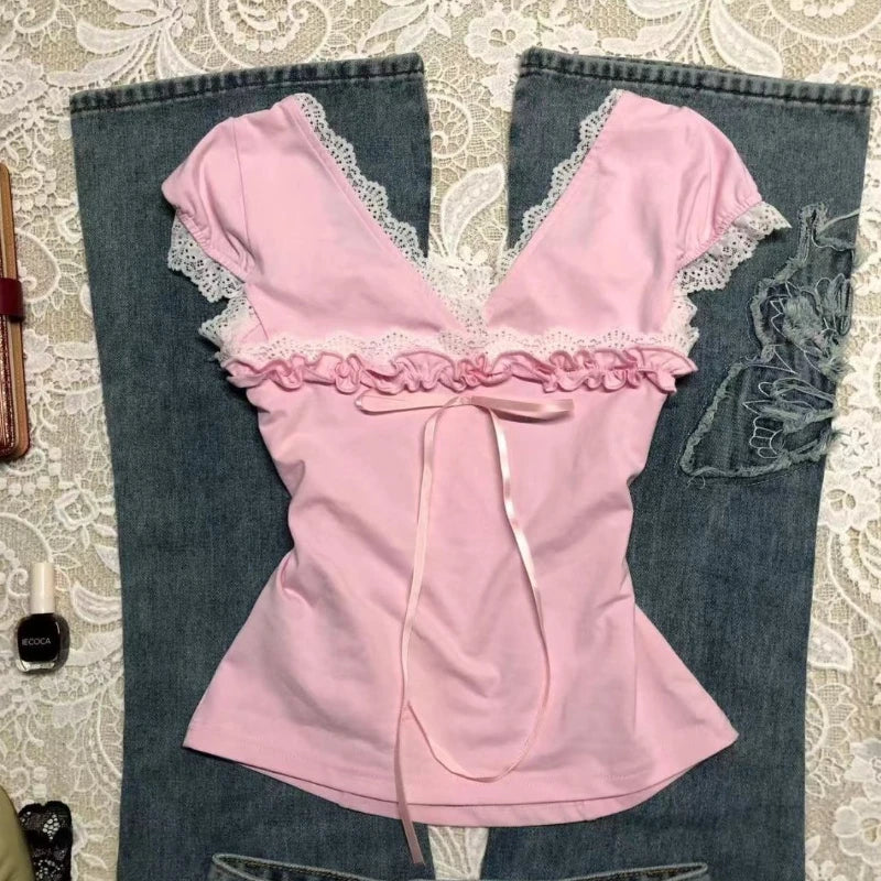 Retro Trendy Short T-Shirt