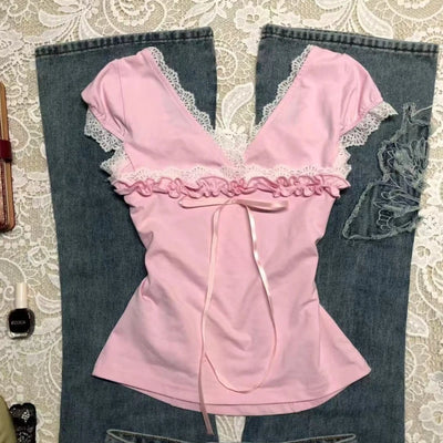 Retro Trendy Short T-Shirt