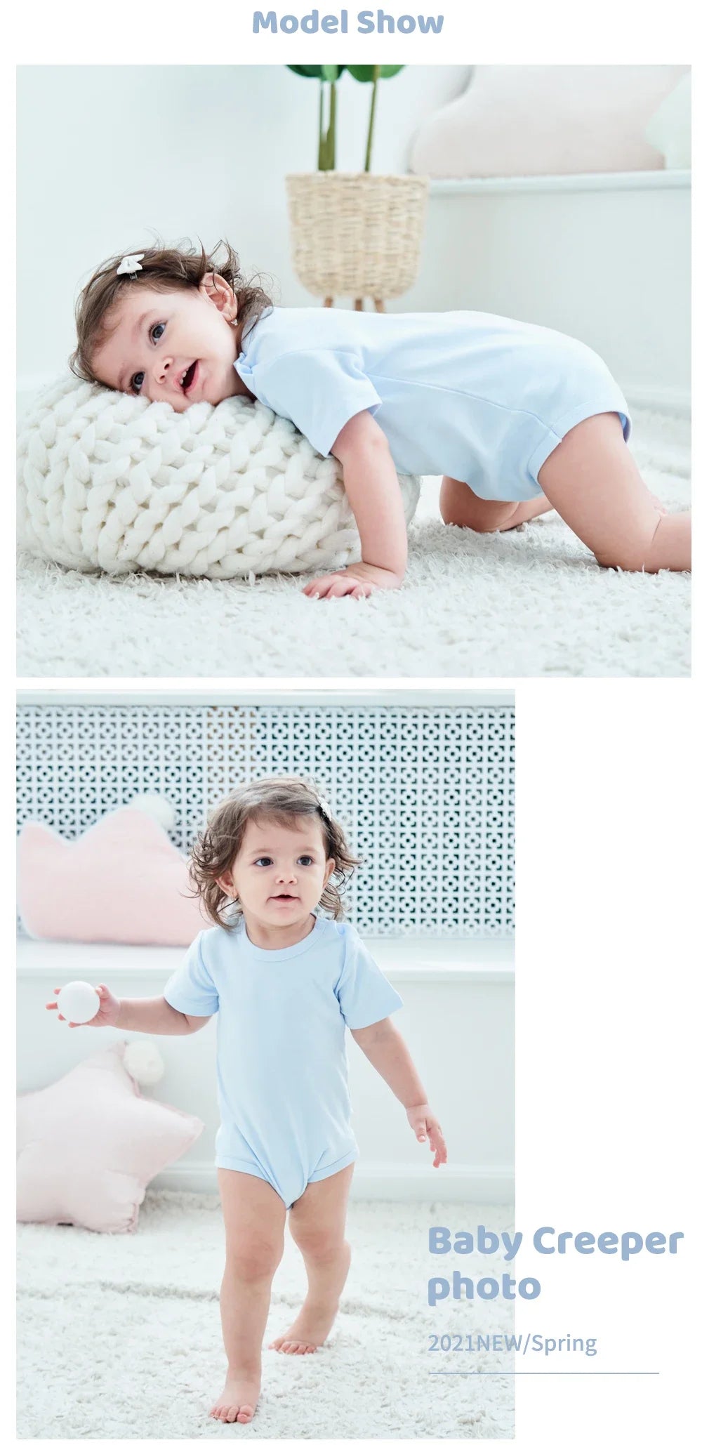 INSULAR Baby Cotton Rompers Infant Soft Jumpsuit Newborn Comfortable Bodysuits Kids Triangle Climbing Clothes Short Long Sleeves