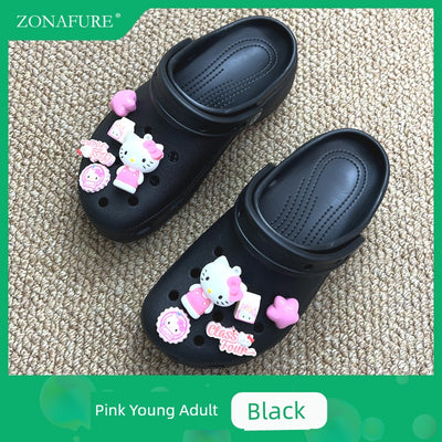 [Shoes Not Included] Hole Shoes Accessories Shoe Ornament Shoe Buckle Decorative Dopamine Y2g Accessory Baroque Suit