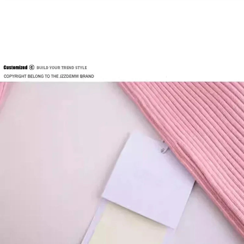 Fashion Women Long Sleeve Knitted Sweater Female Y2K Pullover Tops Spring Autumn Blouses For Women Slim Basic Shirt Jumper