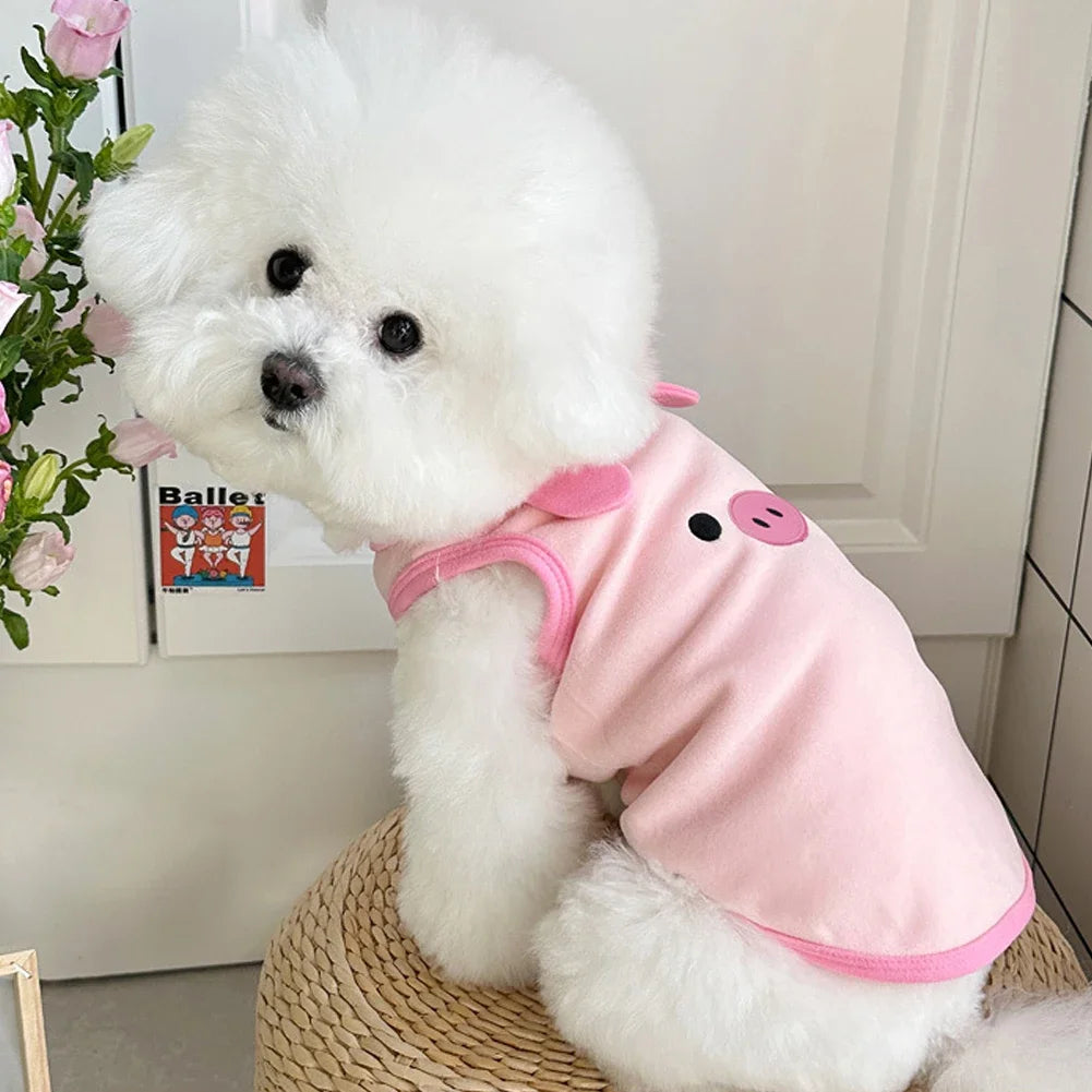 1.5-9kg Pet Clothes For Cats Small And Medium Dogs Cotton French Bulldog Vest Sweater Pajamas Warm Soft Winter Cat Puppy Coat