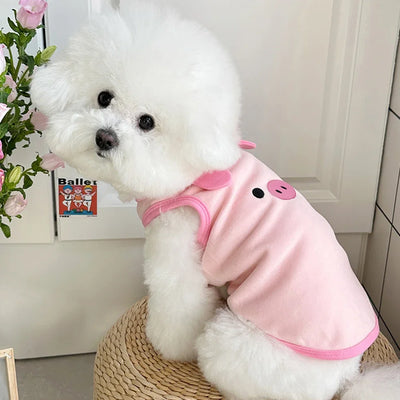1.5-9kg Pet Clothes For Cats Small And Medium Dogs Cotton French Bulldog Vest Sweater Pajamas Warm Soft Winter Cat Puppy Coat