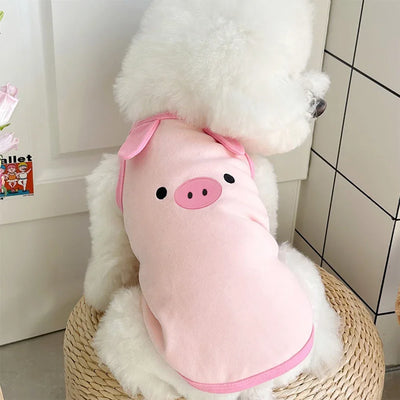 1.5-9kg Pet Clothes For Cats Small And Medium Dogs Cotton French Bulldog Vest Sweater Pajamas Warm Soft Winter Cat Puppy Coat