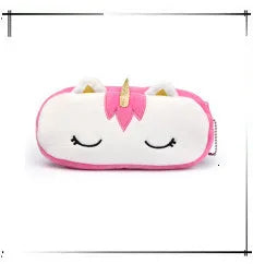 1 Pieces Kawaii Cute Cartoon Animals Pen Pencil Bag School Office Supplies Stationery Receive Tools Makeup Pouch Cosmetics Case