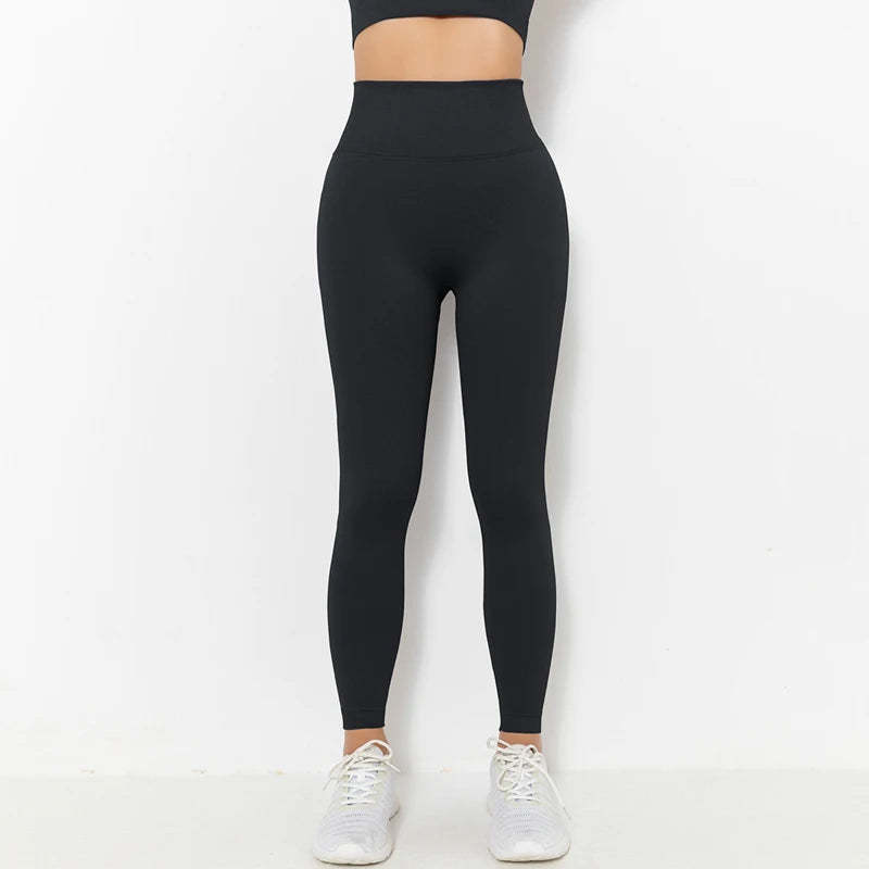 Women Leggings Stretch Yoga Pants High Waist Butt Lifting-Leggings Running Cycling Workout Gym Tights Jogging Fitness Pants
