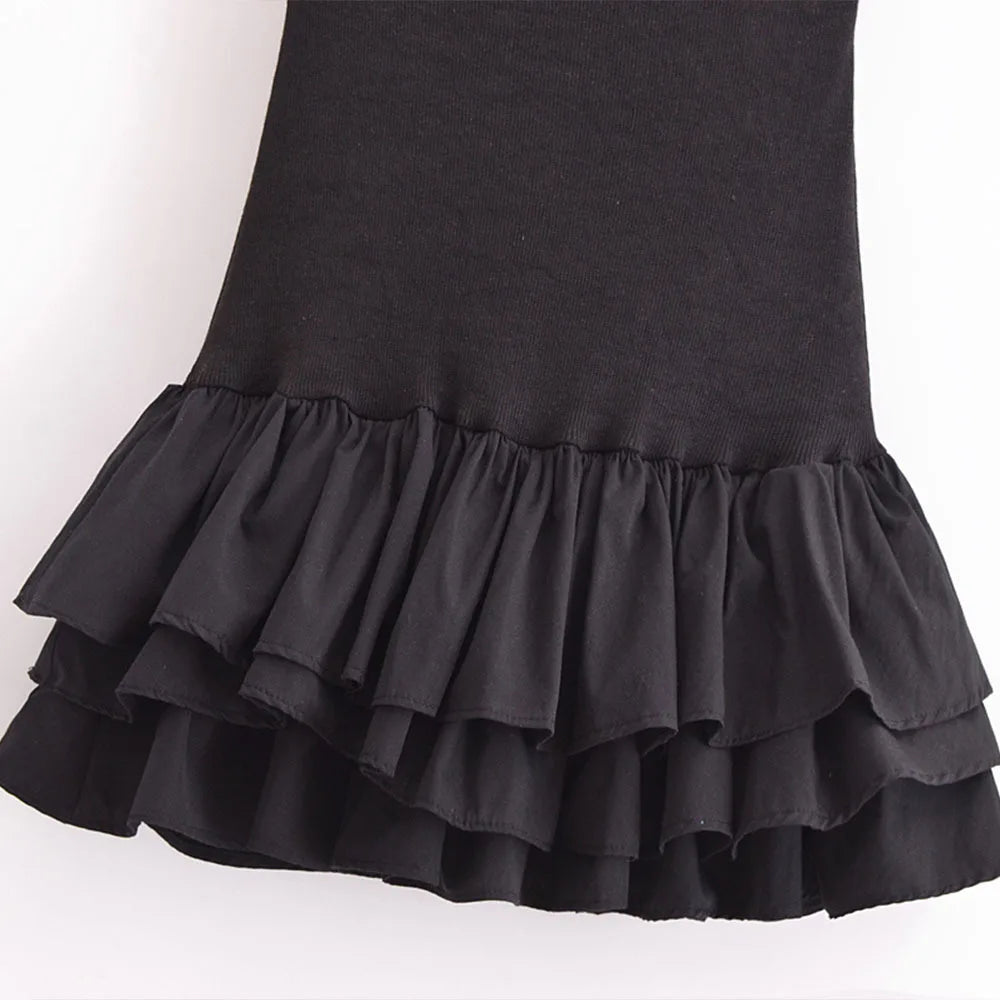 Off Shoulder Strapless Mini Dress Knitted Ruffle Layered Decorative Hem Dress Summer Backless Sexy Daring Party Short Dresses