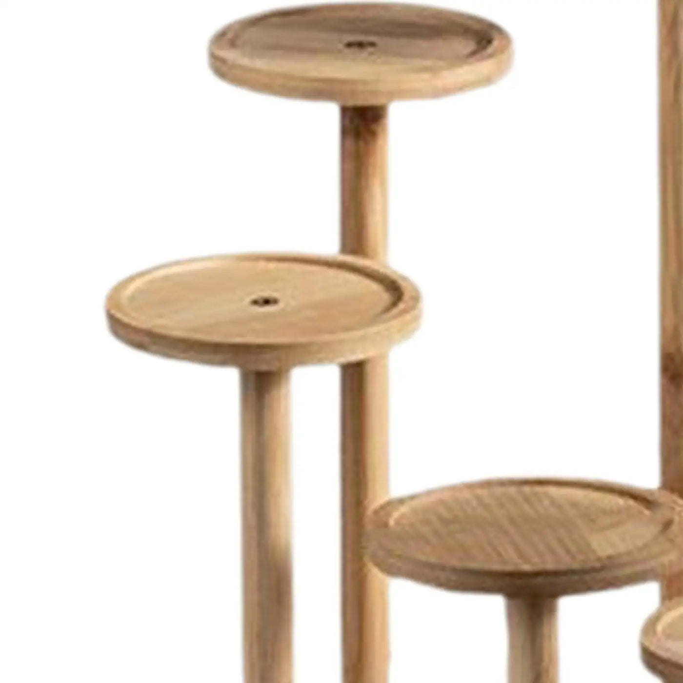 Wooden Tabletop Plant Stand for Indoor Plants Decorative Tiered Plant Stand for Patio Decoration Balcony Bedroom Living Room