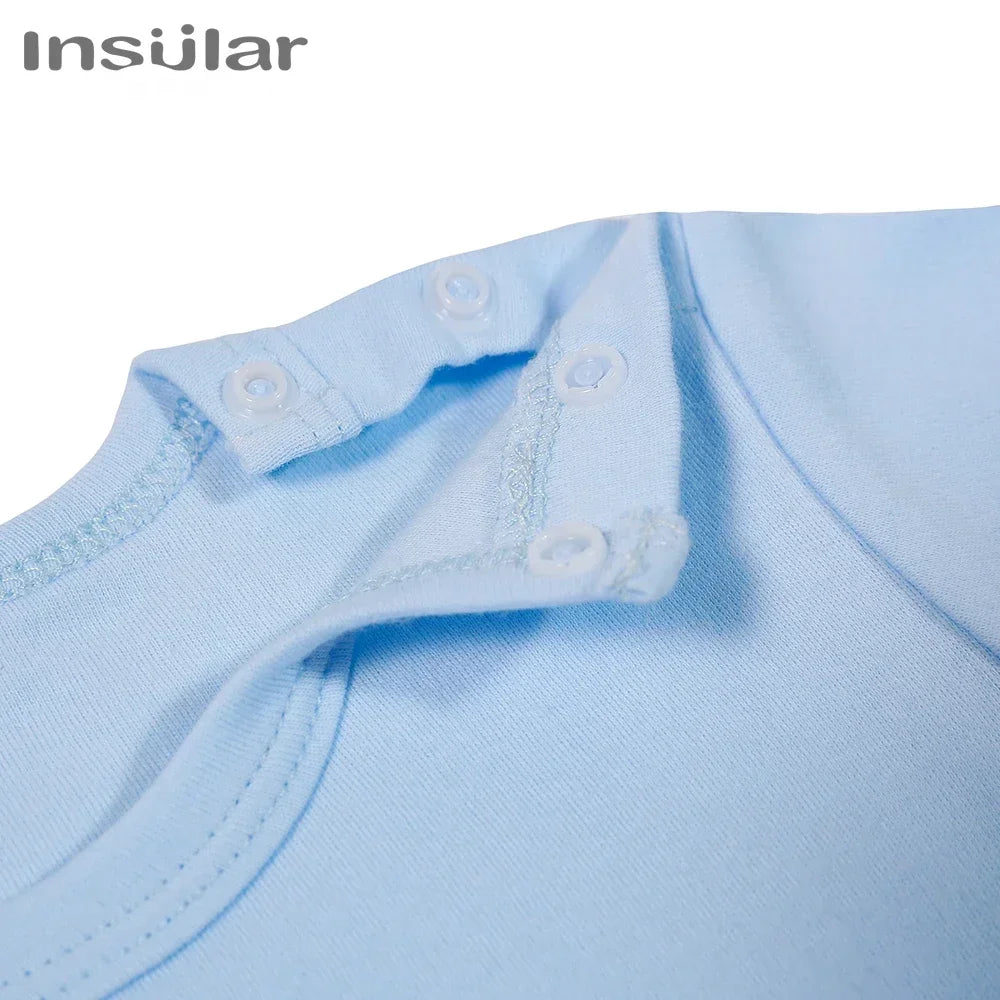 INSULAR Baby Cotton Rompers Infant Soft Jumpsuit Newborn Comfortable Bodysuits Kids Triangle Climbing Clothes Short Long Sleeves