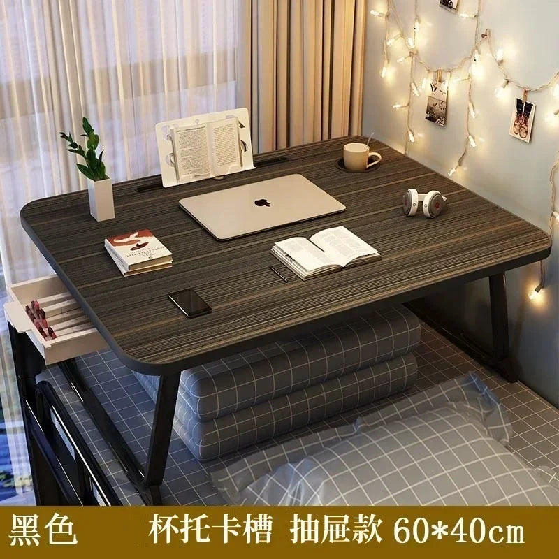 Foldable Simple U-shaped Leg Bed Table Home Dormitory Student Lazy Bed Table Extra Large Cross-border Small Table