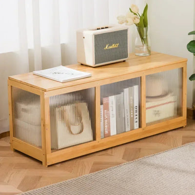 Multi-functional Bay Window Storage Cabinet Bedroom Balcony Low Cabinet Flip Long Tatami Storage Furniture Versatile Organizer
