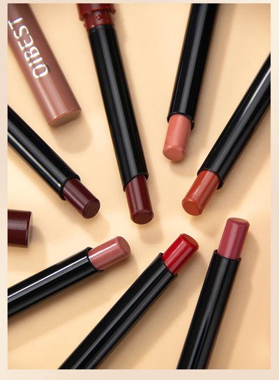 New Velvet Matte Lipstick Long Lasting Waterproof Lipstick Non-Stick Cup Lip Stain Tint Cosmetics Lip Pencil Liner Makeup