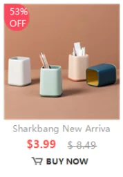 Sharkbang New Arrival Simple Series ABS Pen Holder Desk Organizer Storage Box Kawaii School Office Stationery