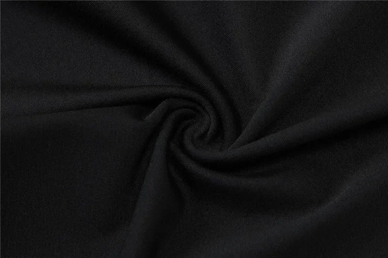 Chaxiaoa Short Sleeve Draped Sexy Mini Dress for Women Black Metal Buckle O Neck High Waist Bodycon Club Dress Vestido Clothes