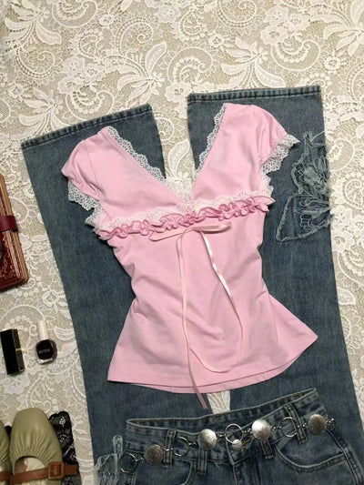 Retro Trendy Short T-Shirt