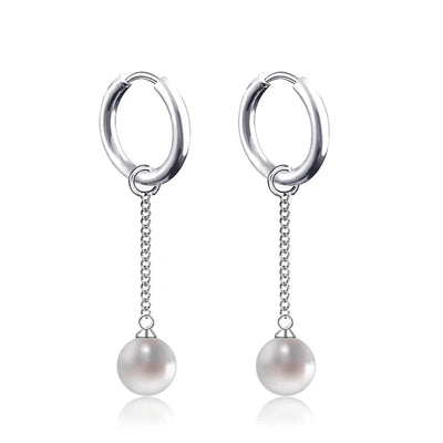 New Punk Stainless Steel Chain Hoop Earrings For Women Men 2023 Trendy Goth Pop Hip Hop Pendants Ear Jewelry Accessories Earring
