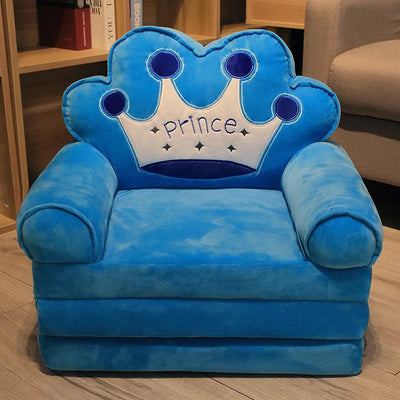 Children Sofa Cute Cartoon Lazy Folding Small Sofa Bed Girl Princess Baby Toddler Dual-purpose Small Child Seat
