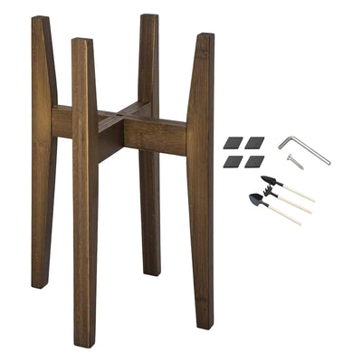 Plant Stand Solid Wood Item Stand Home Decor Flower Pot Stand,Heavy Duty,Holder Rack for Balcony Home Indoor Outdoor