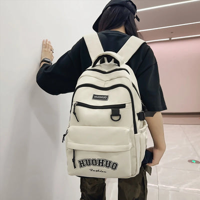 Outdoor Travel Light Weight Reduction Personality Niche Leisure Backpack Trend Backpack for Men and Women Large Capacity Compute