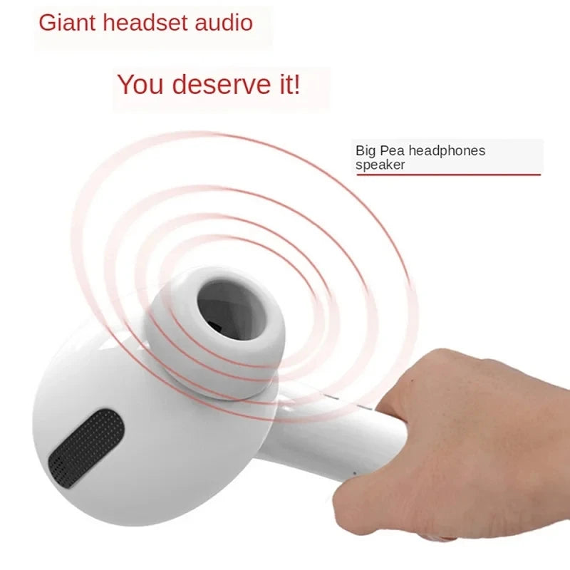 2025 NEW Jumbo Bluetooth Headset Speaker Wireless Speaker Portable Bass Booster, TF Card Support, AirPods Model Speaker