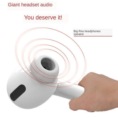 2025 NEW Jumbo Bluetooth Headset Speaker Wireless Speaker Portable Bass Booster, TF Card Support, AirPods Model Speaker
