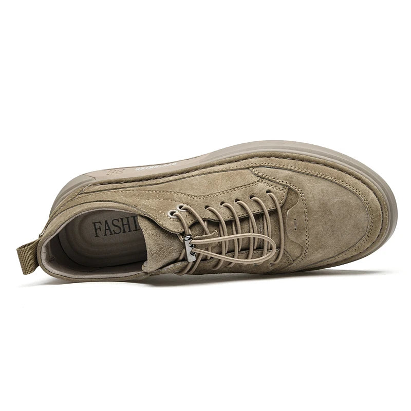 Italian Genuine Leather Casual Shoes White Oxford shoes Mens Sneakers Outdoor Walking Shoes Men's Business casual leather shoes