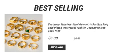 Youthway Stainless Steel Glossy Spiral Hollow Hoop Earrings 18K Gold Plated Exquisite Women's Accessories Jewelry Gift